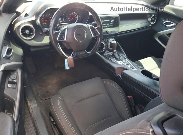 1G1FB3DS7H0195651 2017 CHEVROLET CAMARO Black Вид панелі приладів