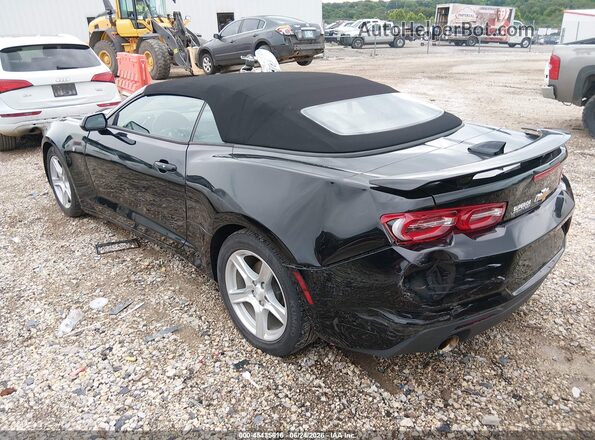 1G1FB3DS7L0113992 2020 CHEVROLET CAMARO Black Հետևի ձախ