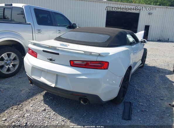 1G1FB3DS8H0160763 2017 CHEVROLET CAMARO Белый Задняя правая четверть