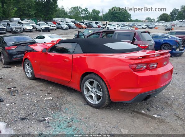 1G1FB3DX5L0124422 2020 CHEVROLET CAMARO Красный Задняя левая четверть