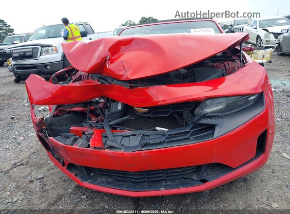 1G1FB3DX5L0124422 2020 CHEVROLET CAMARO Красный Вид щитка приборов