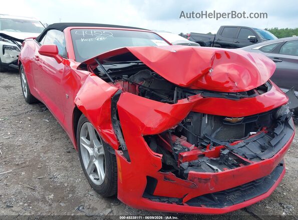 1G1FB3DX5L0124422 2020 CHEVROLET CAMARO Красный Вид спереди