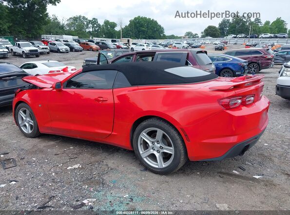 1G1FB3DX5L0124422 2020 CHEVROLET CAMARO Красный Панорамный вид салона 360°