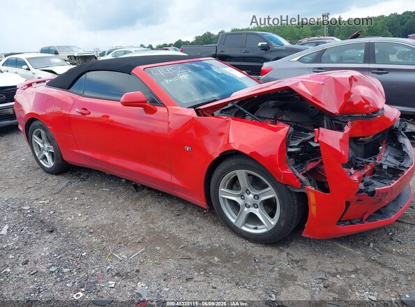 1G1FB3DX5L0124422 2020 CHEVROLET CAMARO Красный Вид задней части салона