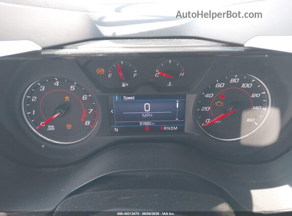 1G1FB3DX7L0110182 2020 CHEVROLET CAMARO White Հետևի նստատեղերի տեսք
