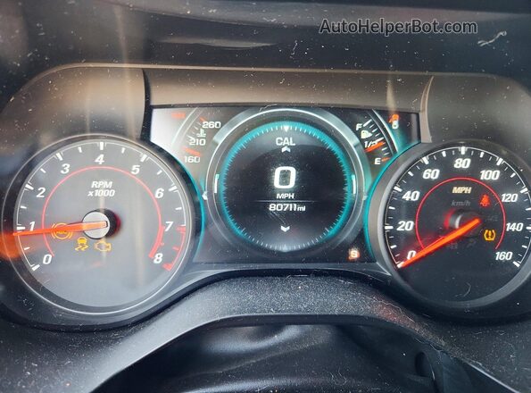 1G1FC1RX4H0122159 2017 CHEVROLET CAMARO Серый Вид щитка приборов