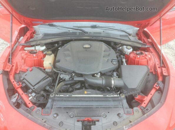 1G1FD1RS0P0130677 2023 CHEVROLET CAMARO Red Rear interior view