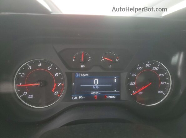 1G1FD1RS0P0130677 2023 CHEVROLET CAMARO Red Instrument cluster view