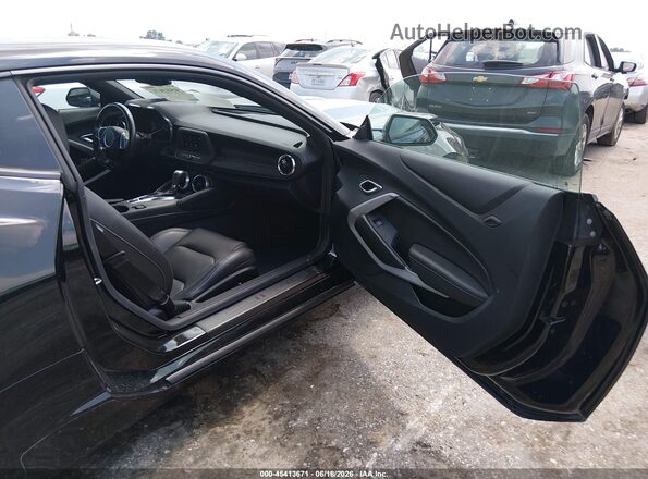 1G1FD1RS4M0140267 2021 CHEVROLET CAMARO Black Widok wnętrza z przodu
