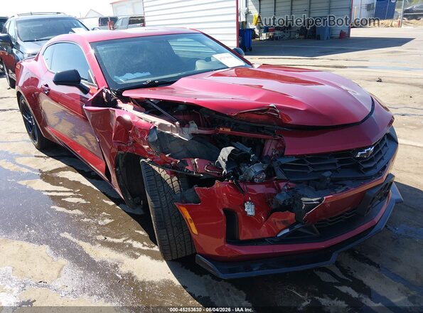 1G1FD1RS4M0141063 2021 CHEVROLET CAMARO Red Front view