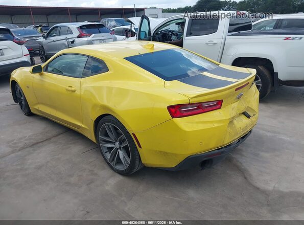 1G1FD1RS6G0137827 2016 CHEVROLET CAMARO Yellow Trasero izquierdo