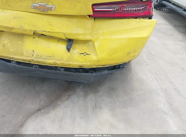 1G1FD1RS6G0137827 2016 CHEVROLET CAMARO Yellow Vista del cuadro de instrumentos