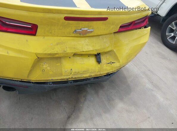 1G1FD1RS6G0137827 2016 CHEVROLET CAMARO Yellow Vista del salpicadero
