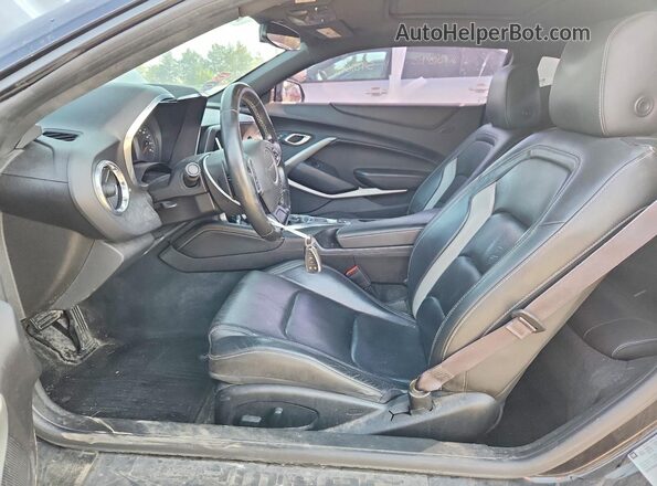 1G1FD1RS6G0159892 2016 CHEVROLET CAMARO Black Widok wnętrza z przodu