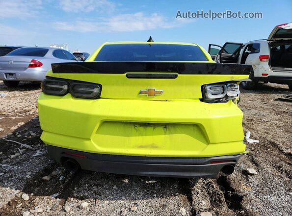 1G1FD1RS6M0102748 2021 CHEVROLET CAMARO Green Vista trasera