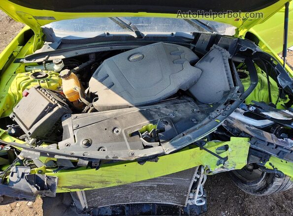 1G1FD1RS6M0102748 2021 CHEVROLET CAMARO Green Vista interior trasera