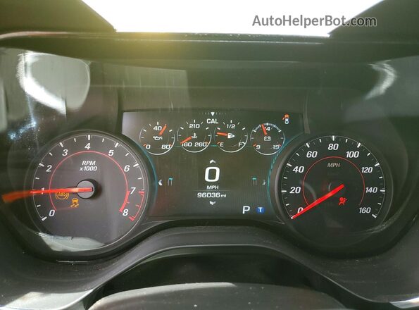 1G1FD1RS8H0103308 2017 CHEVROLET CAMARO Желтый Вид щитка приборов