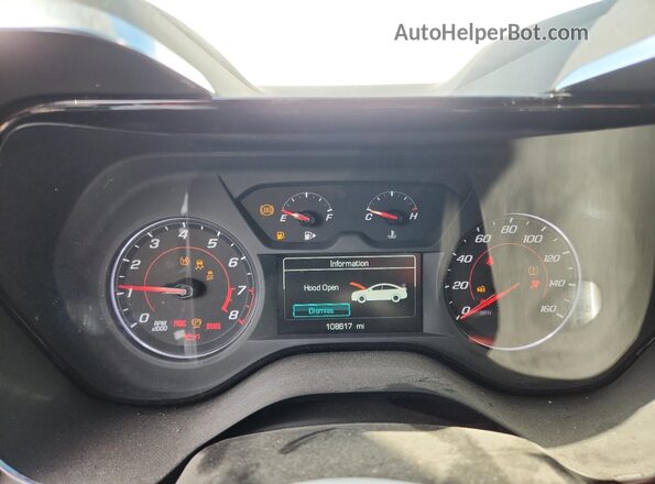 1G1FD1RS9J0189122 2018 CHEVROLET CAMARO White ხელსაწყოთა პანელის ხედი