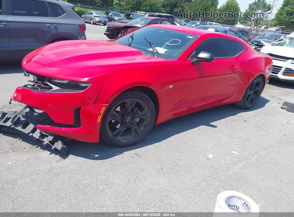 1G1FD1RS9M0140233 2021 CHEVROLET CAMARO Red Передня ліва чверть