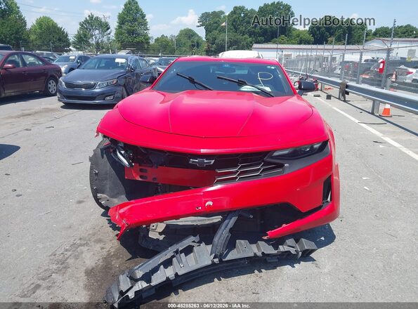 1G1FD1RS9M0140233 2021 CHEVROLET CAMARO Red Вид щитка приладів