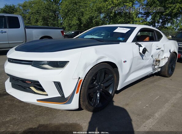 1G1FD1RSXJ0114512 2018 CHEVROLET CAMARO White Առջևի ձախ երեք քառորդ տեսարան