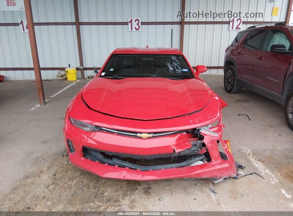 1G1FD1RXXH0188096 2017 CHEVROLET CAMARO Red Вид щитка приладів