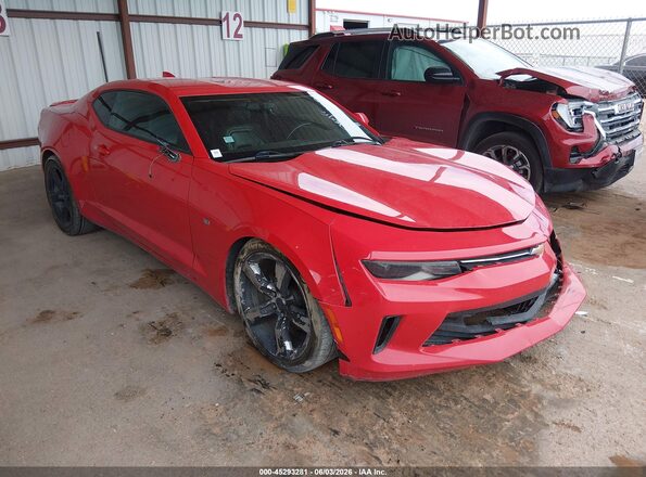 1G1FD1RXXH0188096 2017 CHEVROLET CAMARO Red Вид задньої частини салону