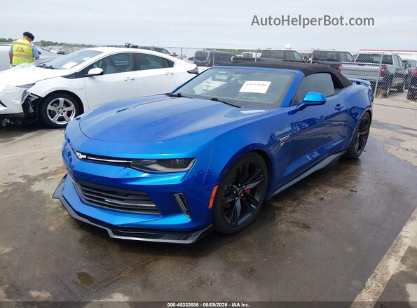 1G1FD3DS6H0109420 2017 CHEVROLET CAMARO Dark Blue Передня ліва чверть