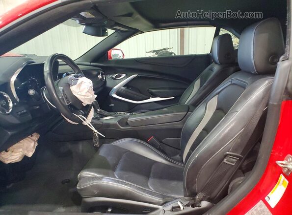 1G1FD3DS8K0155077 2019 CHEVROLET CAMARO Red Vista interior delantera