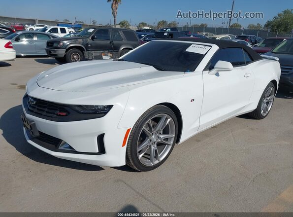 1G1FD3DX1N0123362 2022 CHEVROLET CAMARO White წინა მარცხენა ხედი სამი მეოთხედიდან
