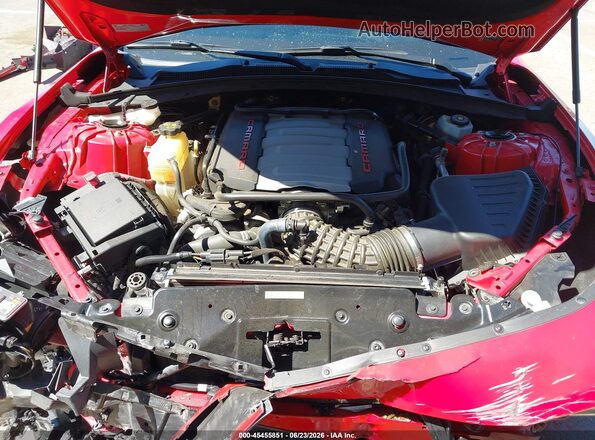 1G1FE1R73J0128079 2018 CHEVROLET CAMARO Red Հետևի տեսք