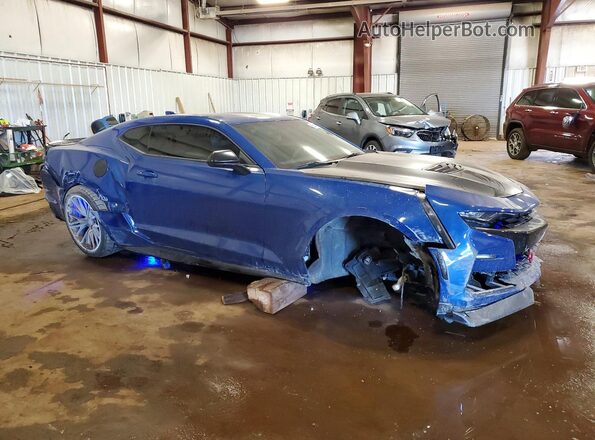 1G1FE1R73K0109906 2019 CHEVROLET CAMARO Blue Front right