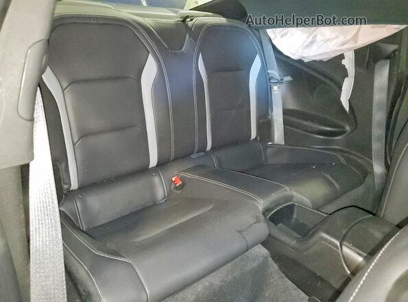 1G1FE1R73K0109906 2019 CHEVROLET CAMARO Blue Rear seats view