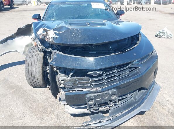 1G1FE1R79M0122095 2021 CHEVROLET CAMARO Black Front view
