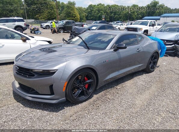 1G1FE1R79M0126177 2021 CHEVROLET CAMARO Gray Առջևի ձախ երեք քառորդ տեսարան