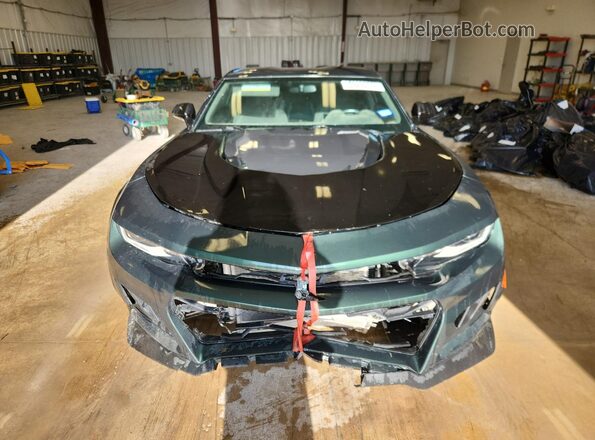 1G1FF1R71L0130848 2020 CHEVROLET CAMARO Зеленый Панорамный вид салона 360°