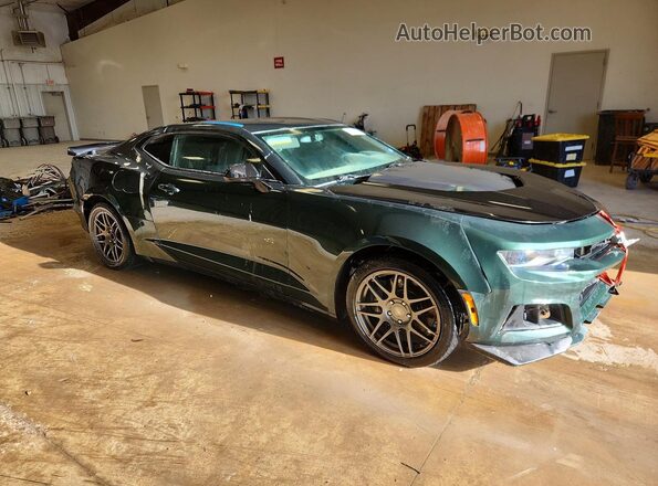 1G1FF1R71L0130848 2020 CHEVROLET CAMARO Зеленый Передняя правая четверть