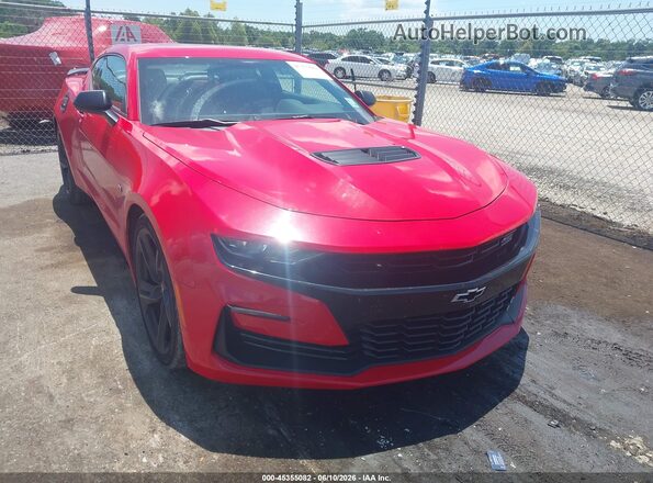 1G1FF1R72K0143641 2019 CHEVROLET CAMARO Red Դիմացի տեսք