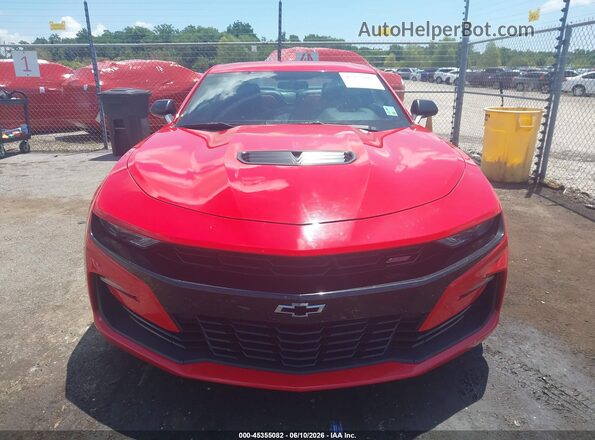 1G1FF1R72K0143641 2019 CHEVROLET CAMARO Red Սարքավորումների վահանակի տեսք