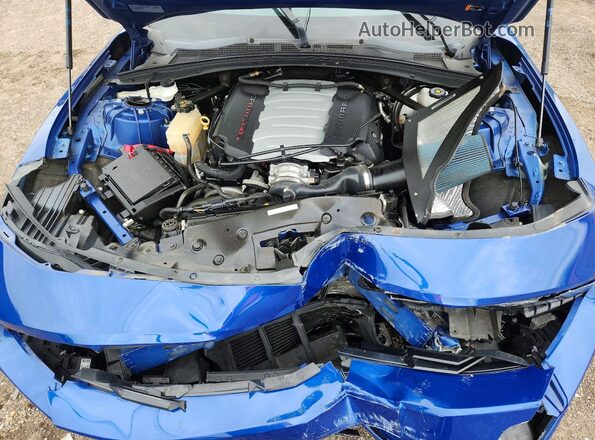 1G1FF1R72M0100985 2021 CHEVROLET CAMARO Blue Vista interior trasera