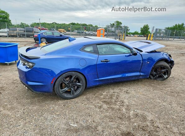 1G1FF1R72M0100985 2021 CHEVROLET CAMARO Blue Trasero derecho