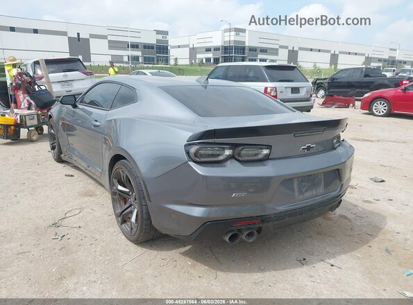 1G1FF1R74M0131879 2021 CHEVROLET CAMARO Gray უკანა მარცხენა