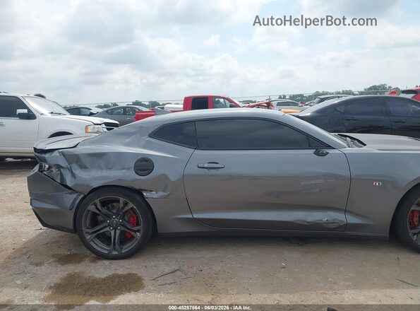 1G1FF1R74M0131879 2021 CHEVROLET CAMARO Gray წინა ხედი