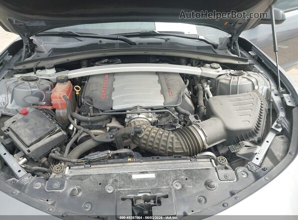 1G1FF1R74M0131879 2021 CHEVROLET CAMARO Gray უკანა ხედი