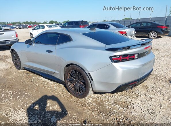 1G1FF1R79J0101384 2018 CHEVROLET CAMARO Silver Trasero izquierdo