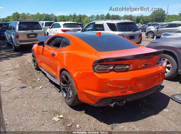 1G1FF1R7XM0129912 2021 CHEVROLET CAMARO Orange Trasero izquierdo