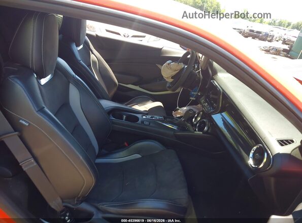 1G1FF1R7XM0129912 2021 CHEVROLET CAMARO Orange Vista interior delantera