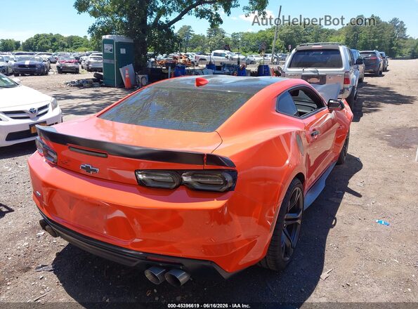 1G1FF1R7XM0129912 2021 CHEVROLET CAMARO Orange Trasero derecho
