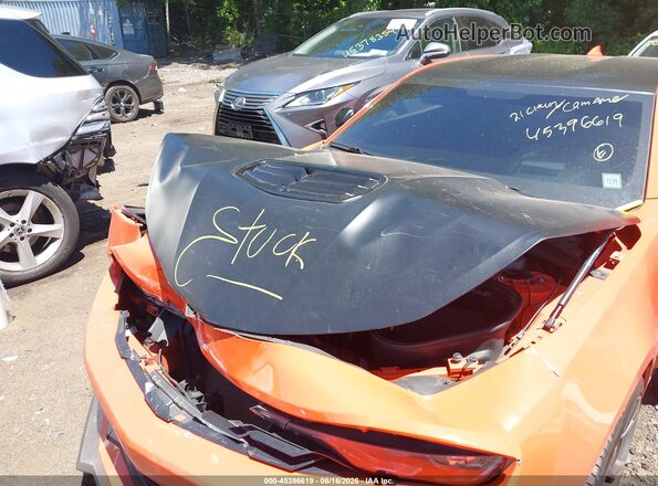 1G1FF1R7XM0129912 2021 CHEVROLET CAMARO Orange Vista trasera