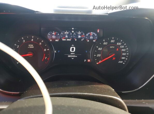 1G1FF3D72N0101025 2022 CHEVROLET CAMARO White ხელსაწყოთა პანელის ხედი